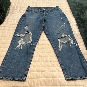 Old Navy Curvy Sky High Straight Leg Ankle Jean Size 10